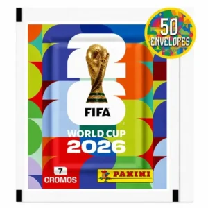 Copa do mundo fifa 2026 - kit com 50 envelopes panini oficial