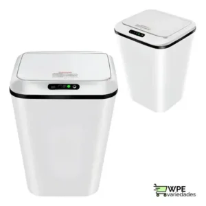 Lixeira automática sensor inteligente recarregável usb para escritório e casa branco