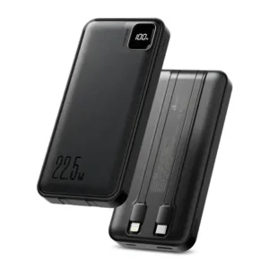 Power bank 10000mah turbo 22.5w carregador portátil wireless magnético display digital usb c universal iphone samsung xiaomi motorola audiophile preto