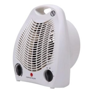 Aquecedor de ambiente portátil a ar ventilador quente branco 3 em 1 2000w aq01 - mimo style