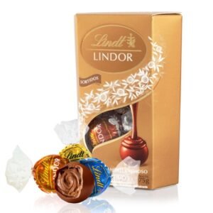 Caixa de bombons lindt lindor sortidos 75g