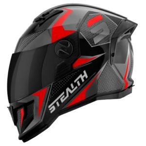 Capacete fechado esportivo stealth concept viseira fumê