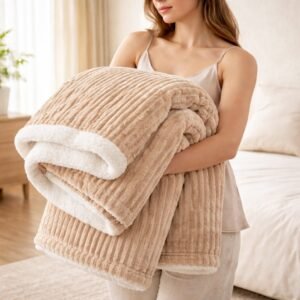 Cobertor casal grosso 2,20x1,80 sherpa pelinho fofinho