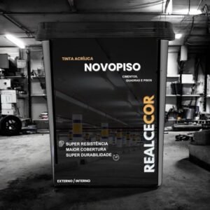 Tinta piso cinza látex acrílica reacecor antimofo sem cheiro 14kg resistente