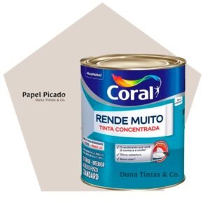 Tinta coral rende muito paredes e tetos papel picado 800ml