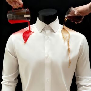 Camisa social masculina brossard série diamante,tripla proteção【impermeável, antióleo e antimancha】
