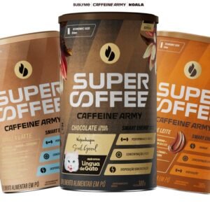 Supercoffee (380g) - todos os sabores economic size energia e foco para o seu dia mais produtivo caffeine army