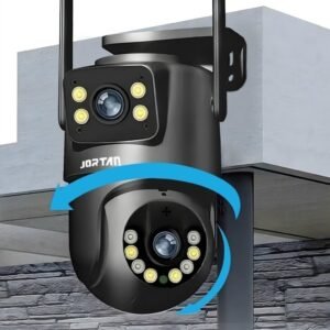 Câmera de segurança a prova água lente dupla app yoosee ip66 camera ip wifi 360