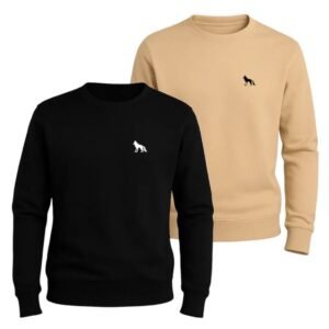 Kit 2 blusa de frio moletom gola redonda reforçado varias cores