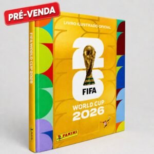 Álbum capa dura gold +70 figurinhas fifa world cup 2026 pré venda