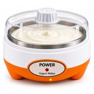 Máquina fazer iogurte natural grego iogurteira elétrica 1l