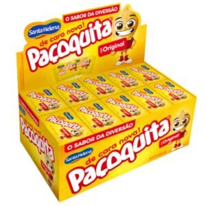 Paçoca quadrada paçoquita c/50 unidades 1kg festa junina santa helena