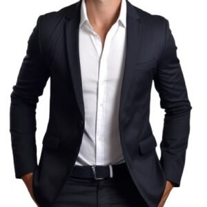 Blazer masculino slim 2 botões corte italiano + qualidade