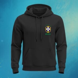 Moletom unissex canguru abrigo brasil copa do mundo 2026 estiloso para usar na no inverno