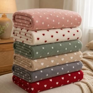 Manta cobertor casal queen mantinha inverno microfibra plush antialérgico quentinho estampada poá