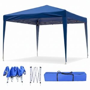 Gazebo tenda sanfonada articulada eagle force 3x3m impermeável resistente proteção ar livre camping