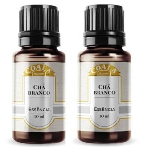 2 unidades essência chá branco coala 10ml