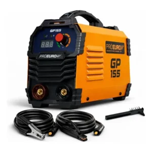 Máquina de solda inversora gp 155a eletrodo e tig/lift pró euro