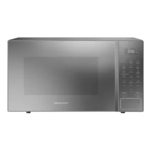 Micro-ondas brastemp 32l cinza com menu gourmet - bms46ar 220v