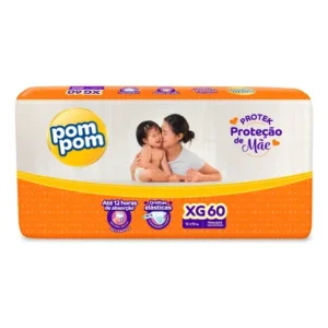 Fralda pom protek xg proteção de mãe com 60 unidades sem gênero