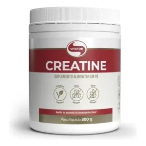 Creatina monohidratada creatine vitafor 300g sem sabor