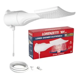 Chuveiro loren shower eletronico ducha lorenzetti cor branco potência 5500 w voltagem 127v 5.5 kw