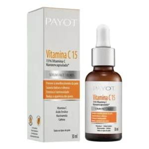 Sérum facial vitamina c15 payot momento de aplicação dia/noite tipo pele todo