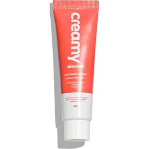Creamy skincare calming cream 40g | acalma a pele sensibilizada, alívio rápido em casos de vermelhidão, rápida absorção todos os tipos pele, especialmente sensíveis todo tipo dia/noite