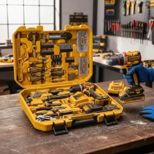 Kit parafusadeira impacto 66n c/166 pçs hkthp41662-9 ingco