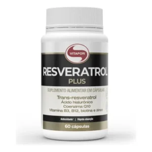 Resveratrol plus 60 cápsulas vitafor sem sabor