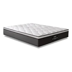 Colchão casal molas ensacadas euro pillow maximus 138 x 188 24 cm gazin cinza e branco suporta até 120kg por pessoa