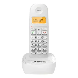 Telefone sem fio com identificador e display luminoso ts 7510 branco intelbras