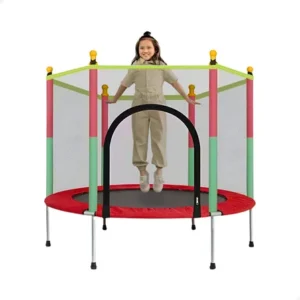 Cama elástica pula infantil trampolim 1,4 metros atentu