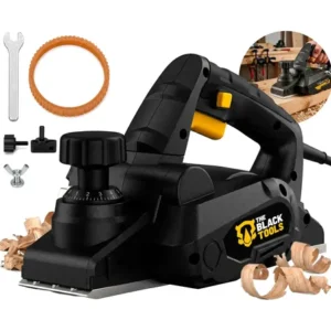 Plaina elétrica manual para madeira bfp780 the black tools 780w 16500rpm preto 220v