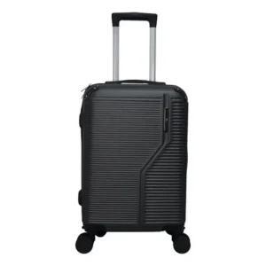 Mala viagem/bordo 10kg rodas dupla 360° cadeado acoplado - p cor preto 8130