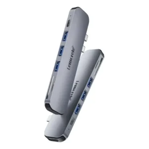 Hub lemorele 7 en 2 usb-c 3.0 hdmi 4k 1080p tf/sd type-c 40gpbs pd 100w carga rápida