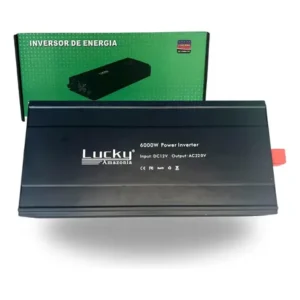 Inversor de corrente lucky amazonia 6000w 12v 220v com voltagem mínima saída e entrada