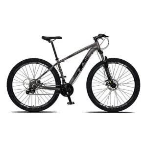Bicicleta aro 29 gts dexter 24 marchas freio a disco cor grafite com preto tamanho do quadro 21