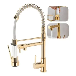 Yesop gourmet y-095 torneira dourada brilhante 50cm