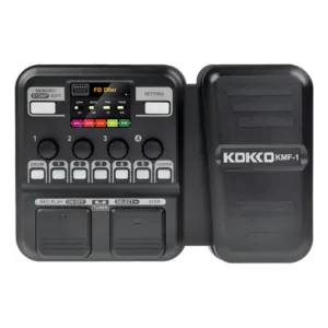 Pedal guitarra kokko kmf1 multiefeitos 59 efeitos lcd preto