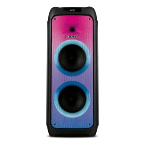 Caixa de som partybox aiwa pb-06 bluetooth 20h rgb usb tws