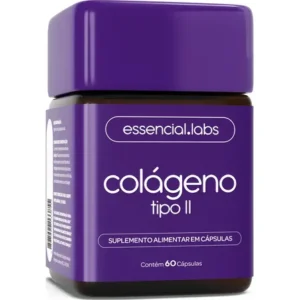 Colágeno tipo 2 com 45mg - fórmula exclusiva para a articulação máxima concentração e biodisponibilidade 60 cápsulas