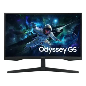 Monitor gamer samsung odyssey g5, 27 , qhd, 165hz cor preto