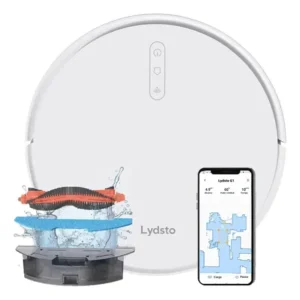 Robô aspirador de pó inteligente passa pano lydsto g1 limpeza 3 em 1 compatível xiaomi home app