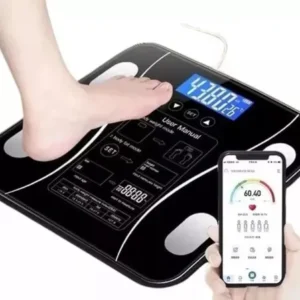 Balanca digital biopedância bluetooth aparelho capacidade máxima de 180kg app gratuito para android e ios
