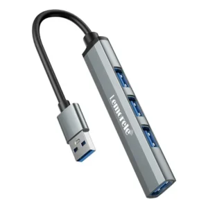 Estação de ancoragem usb 3.0 lemorele tc53 4 portas cinza