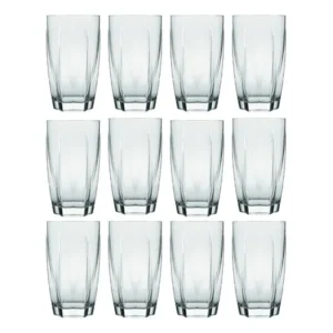 Conjunto 12 peças copo estela vidro 460ml - nadir cristalino