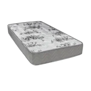 Colchão confortável solteiro espuma d33 188x88x12 cor cinza para descanso quarto - av móveis