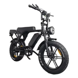 Bicicleta elétrica starmega v8 750w preto 32km/h bateria 48v 50km autonomia