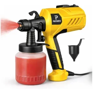 Pistola de pintura 450w profissional elétrica pulverizadora 800ml regulações spray prevenção refluxo para projetos renovação doméstica 110v marca colpaq